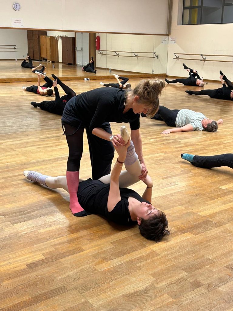 Cours de barre au sol avec DanceFlow